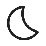 Weather Moon SVG Icon